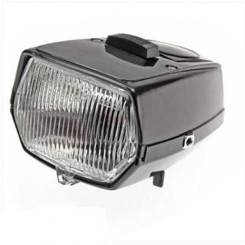 Zündapp Scheinwerfer eckig Schwarz mit Schalter und Absteller Typ 460 460-16.737